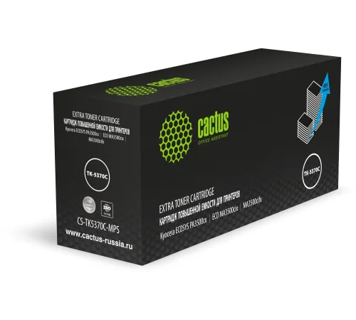 Картридж лазерный Cactus CS-TK5370C-MPS голубой (13000стр.) для Kyocera ECOSYS PA3500cx/ECO MA3500cix/MA3500cifx