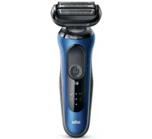 Бритва сетчатая Braun Series 6 61-B1500s реж.эл.:3 питан.:аккум. синий/черный