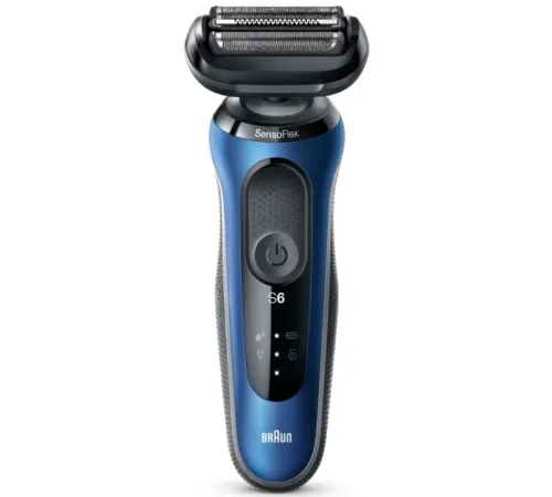 Бритва сетчатая Braun Series 6 61-B1500s реж.эл.:3 питан.:аккум. синий/черный Бритва сетчатая Braun Series 6 61-B1500s реж.эл.:3 питан.:аккум. синий/черный