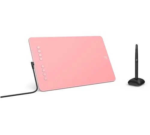 Графический планшет XPPen Deco 01 V3 USB розовый