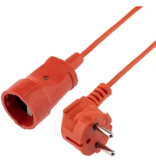 Удлинитель силовой PROconnect Pro-Uc (11-7105) 2x0.75кв.мм 1розет. 10м ПВС 6A без катушки оранжевый