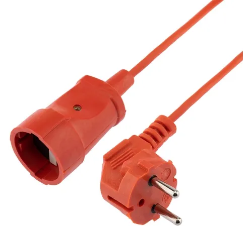 Удлинитель силовой PROconnect PROc-Uc (11-7106) 2x0.75кв.мм 1розет. 20м ПВС 6A без катушки оранжевый