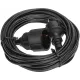 Удлинитель силовой PROconnect PROc-Uc (13-4909) 2x0.75кв.мм 1розет. 10м ПВС 6A без катушки черный