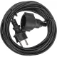 Удлинитель силовой PROconnect PROc-Uc (13-4909) 2x0.75кв.мм 1розет. 10м ПВС 6A без катушки черный