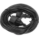 Удлинитель силовой PROconnect PROc-Uc (13-4910) 2x0.75кв.мм 1розет. 20м ПВС 6A без катушки черный