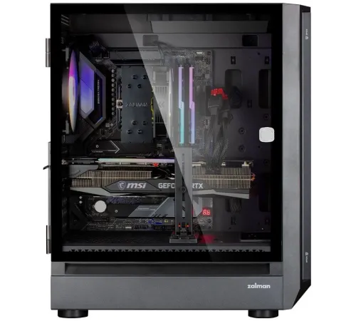 Корпус Zalman I6 черный без БП E-ATX 8x120mm 2x140mm 1xUSB2.0 1xUSB3.0 audio bott PSU