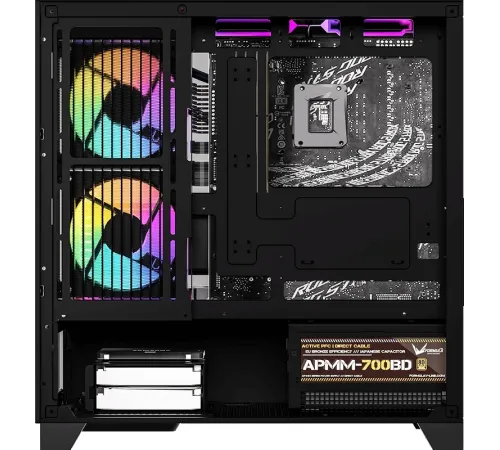 Корпус Formula Crystal Z1M Plus FR черный без БП mATX 5x120mm 2xUSB3.0 1xUSB3.1 audio bott PSU Корпус Formula Crystal Z1M Plus FR черный без БП mATX 5x120mm 2xUSB3.0 1xUSB3.1 audio bott PSU