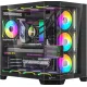 Корпус Formula Crystal Z6 Floe черный без БП ATX 4x120mm 2xUSB3.0 1xUSB3.1 audio bott PSU