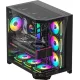 Корпус Formula Crystal Z6 Floe черный без БП ATX 4x120mm 2xUSB3.0 1xUSB3.1 audio bott PSU