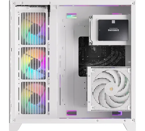 Корпус Formula Crystal Z6 Floe белый без БП ATX 4x120mm 2xUSB3.0 audio bott PSU