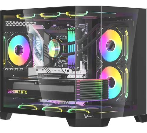 Корпус Formula Crystal Z6M Floe черный без БП mATX 4x120mm 2xUSB3.0 audio bott PSU Корпус Formula Crystal Z6M Floe черный без БП mATX 4x120mm 2xUSB3.0 audio bott PSU