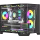 Корпус Formula Crystal Z6M Floe черный без БП mATX 4x120mm 2xUSB3.0 audio bott PSU