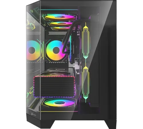 Корпус Formula Crystal Z6M Floe черный без БП mATX 4x120mm 2xUSB3.0 audio bott PSU Корпус Formula Crystal Z6M Floe черный без БП mATX 4x120mm 2xUSB3.0 audio bott PSU