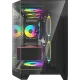 Корпус Formula Crystal Z6M Floe черный без БП mATX 4x120mm 2xUSB3.0 audio bott PSU