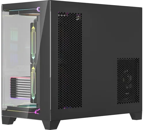 Корпус Formula Crystal Z6M Floe черный без БП mATX 4x120mm 2xUSB3.0 audio bott PSU Корпус Formula Crystal Z6M Floe черный без БП mATX 4x120mm 2xUSB3.0 audio bott PSU