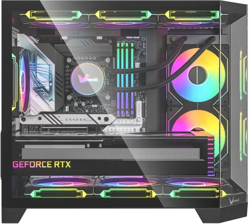 Корпус Formula Crystal Z6M Floe черный без БП mATX 4x120mm 2xUSB3.0 audio bott PSU Корпус Formula Crystal Z6M Floe черный без БП mATX 4x120mm 2xUSB3.0 audio bott PSU