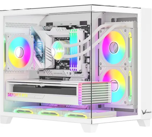 Корпус Formula Crystal Z9ML Floe белый без БП mATX 4x120mm 2xUSB3.0 1xUSB3.1 audio bott PSU Корпус Formula Crystal Z9ML Floe белый без БП mATX 4x120mm 2xUSB3.0 1xUSB3.1 audio bott PSU