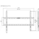 Кронштейн для телевизора Ultramounts UM823 черный 37"-86" макс.45кг настенный фиксированный
