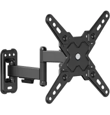 Кронштейн для телевизора Ultramounts UM956 черный 32"-86" макс.20кг настенный поворот и наклон