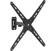 Кронштейн для телевизора Ultramounts UM957 черный 13"-55" макс.25кг настенный поворот и наклон