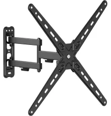 Кронштейн для телевизора Ultramounts UM958 черный 13"-43" макс.25кг настенный поворот и наклон