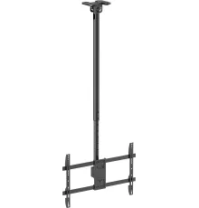 Кронштейн для телевизора Ultramounts UM961 черный 43"-86" макс.60кг потолочный поворот и наклон