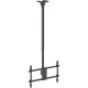 Кронштейн для телевизора Ultramounts UM961 черный 43"-86" макс.60кг потолочный поворот и наклон