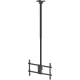 Кронштейн для телевизора Ultramounts UM961 черный 43"-86" макс.60кг потолочный поворот и наклон