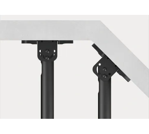 Кронштейн для телевизора Ultramounts UM961 черный 43"-86" макс.60кг потолочный поворот и наклон