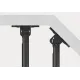 Кронштейн для телевизора Ultramounts UM961 черный 43"-86" макс.60кг потолочный поворот и наклон