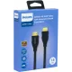 Кабель аудио-видео Philips 4K 60 Гц Ultra HD HDMI/HDMI 1.5м. позолоч.конт. черный (SWV4110/56)