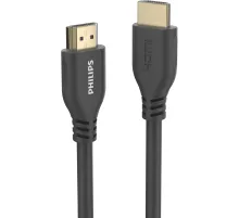 Кабель аудио-видео Philips 8K 60 Гц Ultra HD HDMI/HDMI 1.5м. позолоч.конт. серый (SWV7110/56)