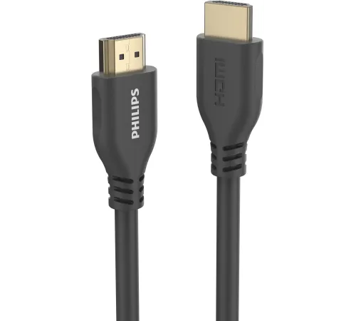Кабель аудио-видео Philips 8K 60 Гц Ultra HD HDMI/HDMI 1.5м. позолоч.конт. серый (SWV7110/56) Кабель аудио-видео Philips 8K 60 Гц Ultra HD HDMI/HDMI 1.5м. позолоч.конт. серый (SWV7110/56)
