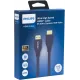 Кабель аудио-видео Philips 8K 60 Гц Ultra HD HDMI/HDMI 1.5м. позолоч.конт. серый (SWV7110/56)