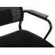 Кресло руководителя Бюрократ CH Balance черный Elastic-102 TW-11 сетка/ткань крестов. металл черный