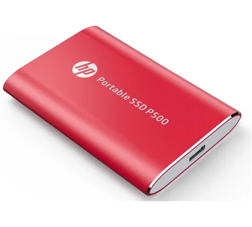 Твердотельный диск 500GB HP P500, USB 3.1 Type-C [R/W - 350/210 MB/s] Red
