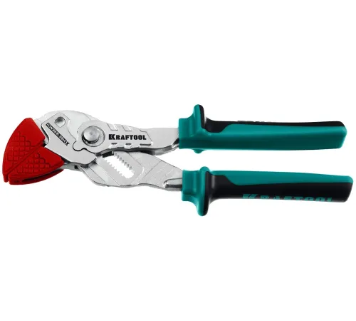 Клещи KRAFTOOL VISE-WRENCH X, 180 мм, клещи переставные-гаечный ключ (22066)