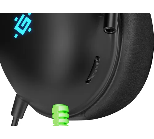 Гарнитура игровая DEFENDER (64552) Toxic черный, 7.1, LED, провод 2 м Гарнитура игровая DEFENDER (64552) Toxic черный, 7.1, LED, провод 2 м