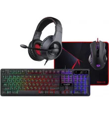 Игровой набор клавиатура + мышь + коврик + гарнитура Redragon S137 RU 72335