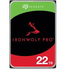 Жесткий диск Seagate SATA-III 22TB ST22000NT001 Ironwolf Pro 512E (7200rpm) 512Mb 3.5"
