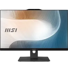 Моноблок MSI Modern AM242P 12M-1879XRU 23.8" Full HD i5 1235U (1.3) 16Gb SSD500Gb Iris Xe без ОС GbitEth WiFi BT 120W клавиатура мышь Cam черный 1920x1080