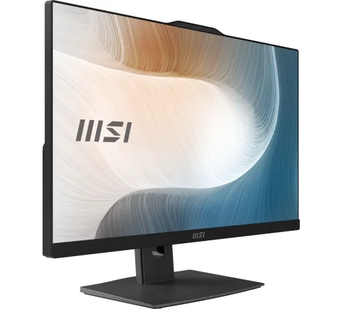 Моноблок MSI Modern AM242P 12M-1879XRU 23.8" Full HD i5 1235U (1.3) 16Gb SSD500Gb Iris Xe без ОС GbitEth WiFi BT 120W клавиатура мышь Cam черный 1920x1080