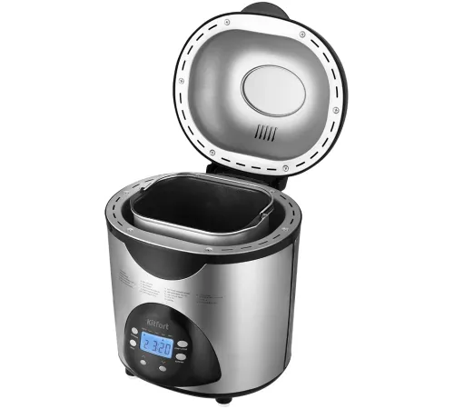 Хлебопечь Kitfort КТ-315 530Вт серебристый/черный Хлебопечь Kitfort КТ-315 530Вт серебристый/черный