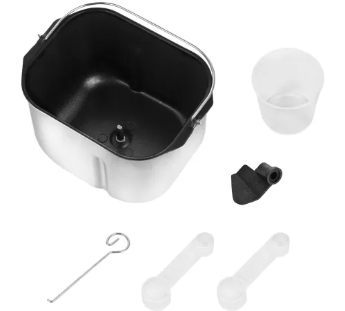 Хлебопечь Kitfort КТ-315 530Вт серебристый/черный Хлебопечь Kitfort КТ-315 530Вт серебристый/черный