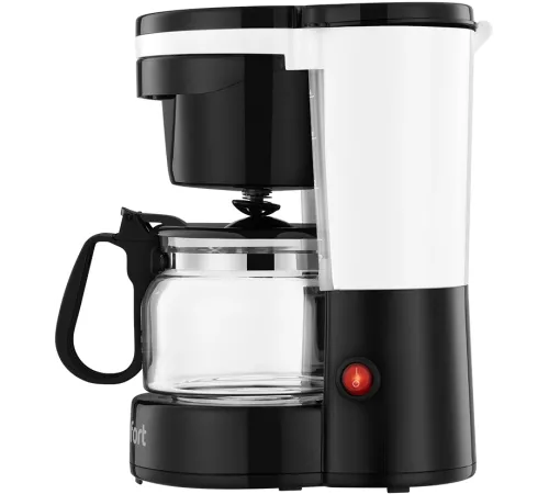 Кофеварка капельная Kitfort КТ-7486 550Вт черный/белый