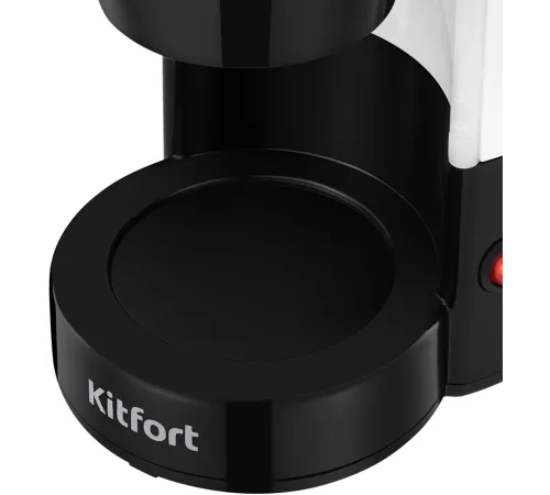 Кофеварка капельная Kitfort КТ-7486 550Вт черный/белый
