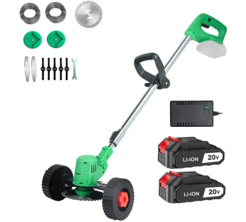 Триммер электрический Deko GreenCut 20 Pro аккум. 650Вт неразбор.штан. реж.эл.:леска/нож/диск