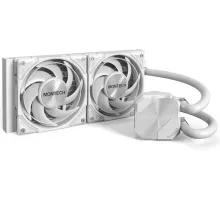 Система водяного охлаждения Montech HyperFlow Silent 240 Soc-AM5/AM4/1200/1700/1851 белый 4-pin 24.8dB Al 310W Ret (HS240WH)