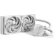 Система водяного охлаждения Montech HyperFlow Silent 240 Soc-AM5/AM4/1200/1700/1851 белый 4-pin 24.8dB Al 310W Ret (HS240WH)