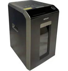 Шредер Office Kit SA200С 3,8x10 черный/серый с автоподачей (секр.P-4) фрагменты 220лист. 40лтр. скобы пл.карты